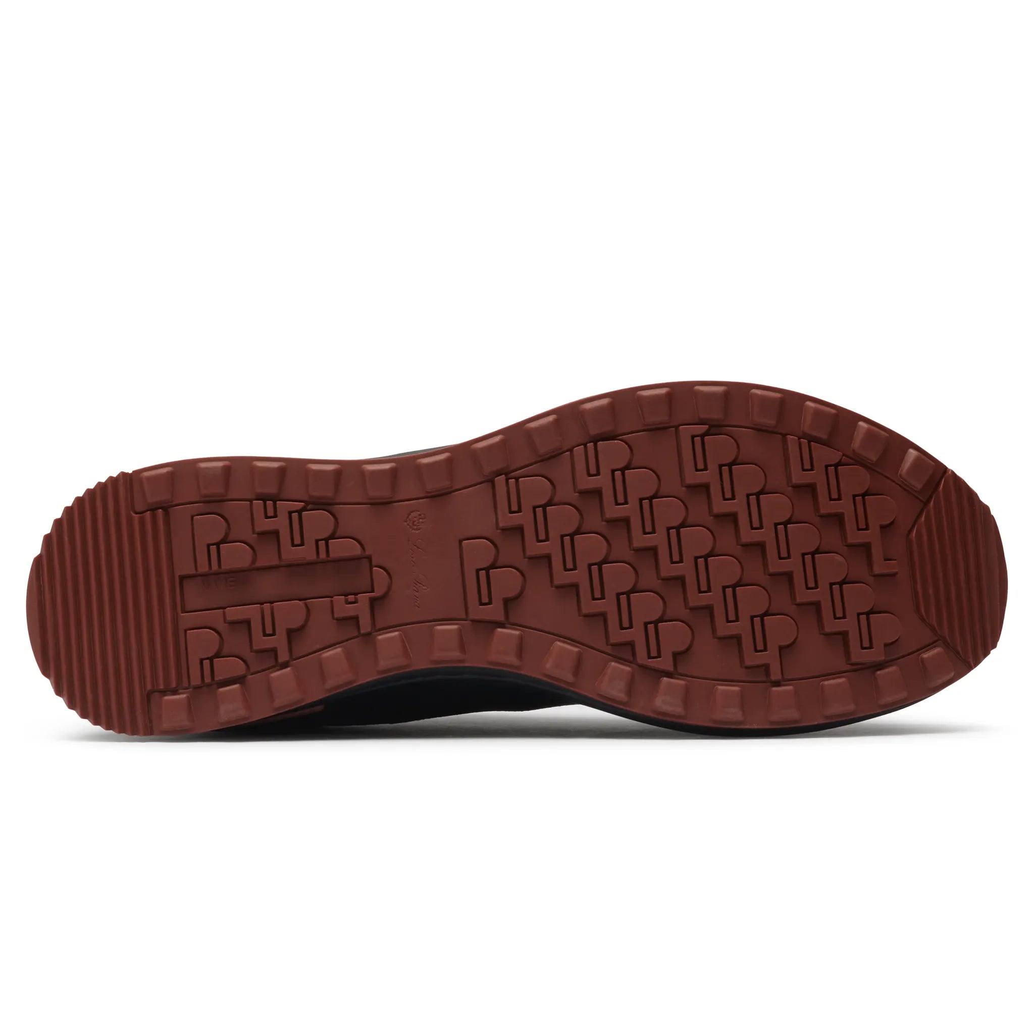 Sole View of Loro Piana Week End Walk Mesh Triple Black Sneaker FAQ3328_8000